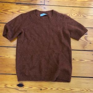 Everlane short sleeved Alpaca sweater tee